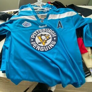 Reebok Kids Blue Pittsburgh Penguins Jersey